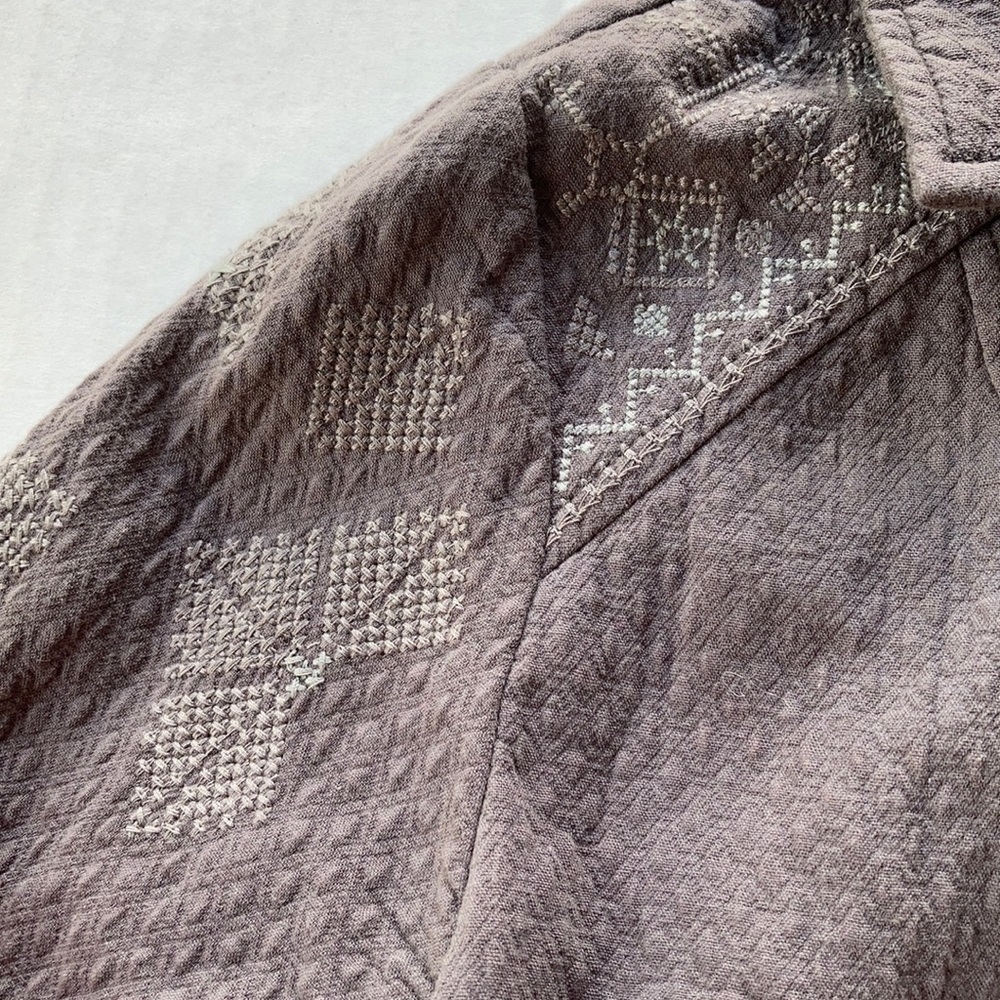 Millones Rello Gray Embroired Jacket - Picture 3 of 5